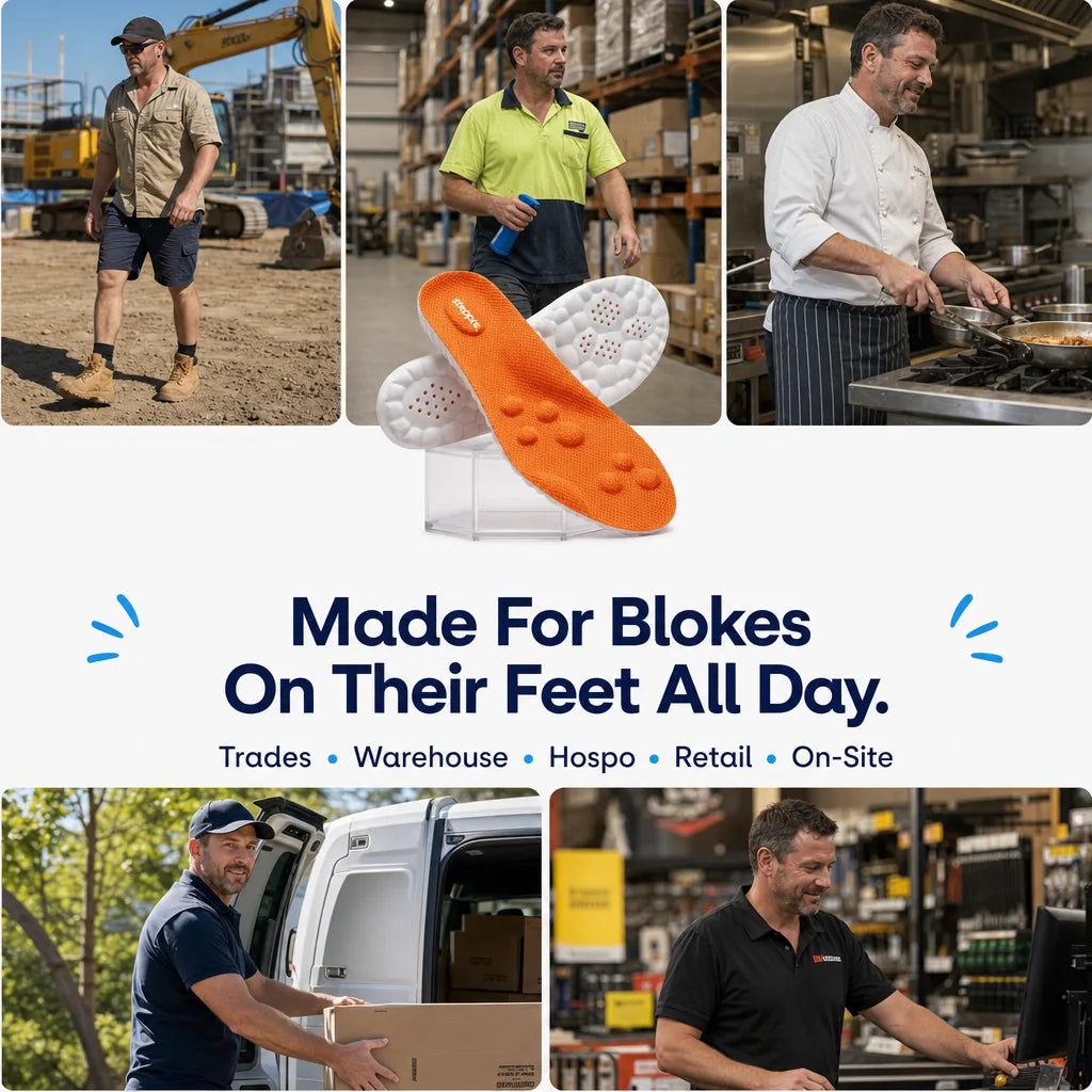 Made for blokes on their feet all day