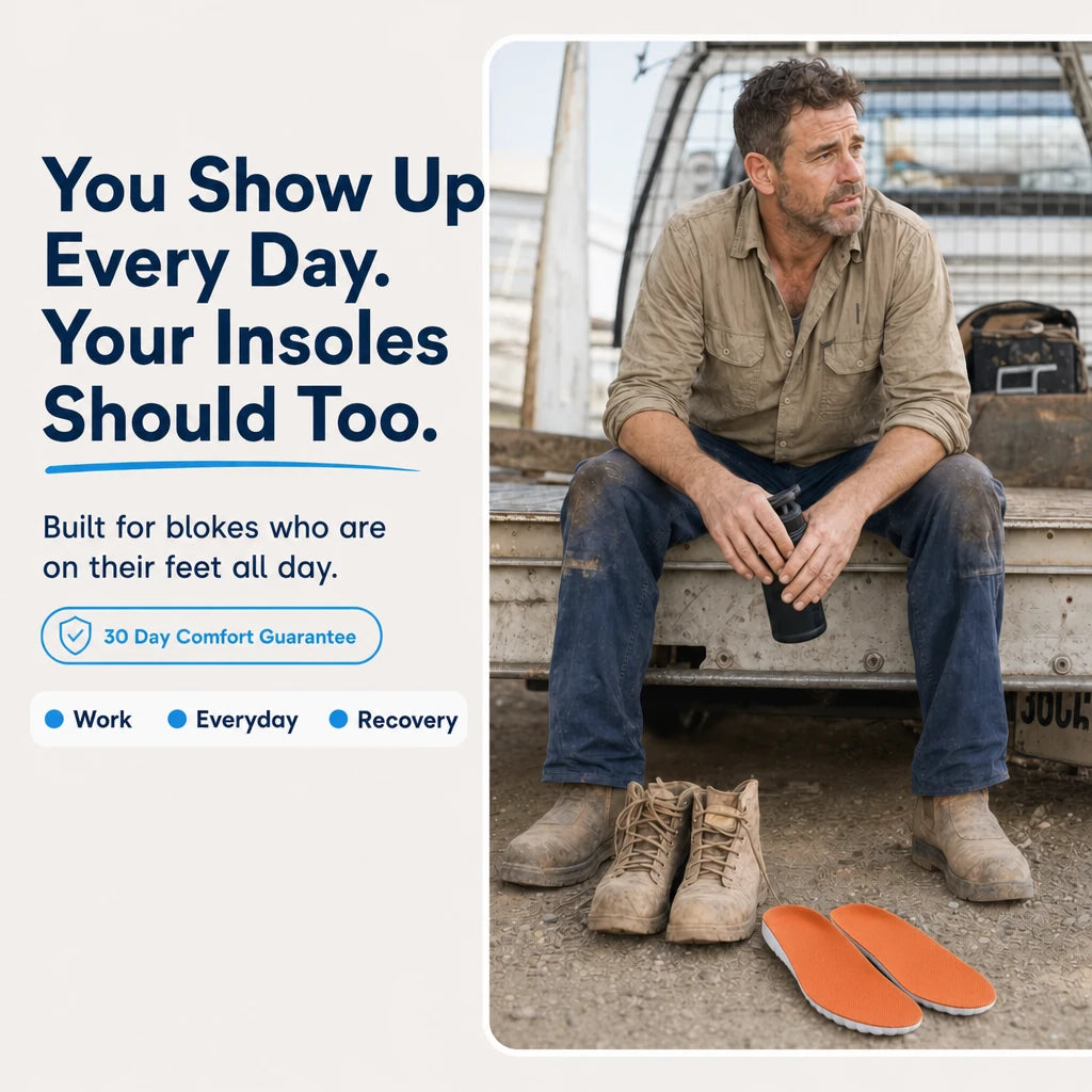 You show up every day. Your insoles should too