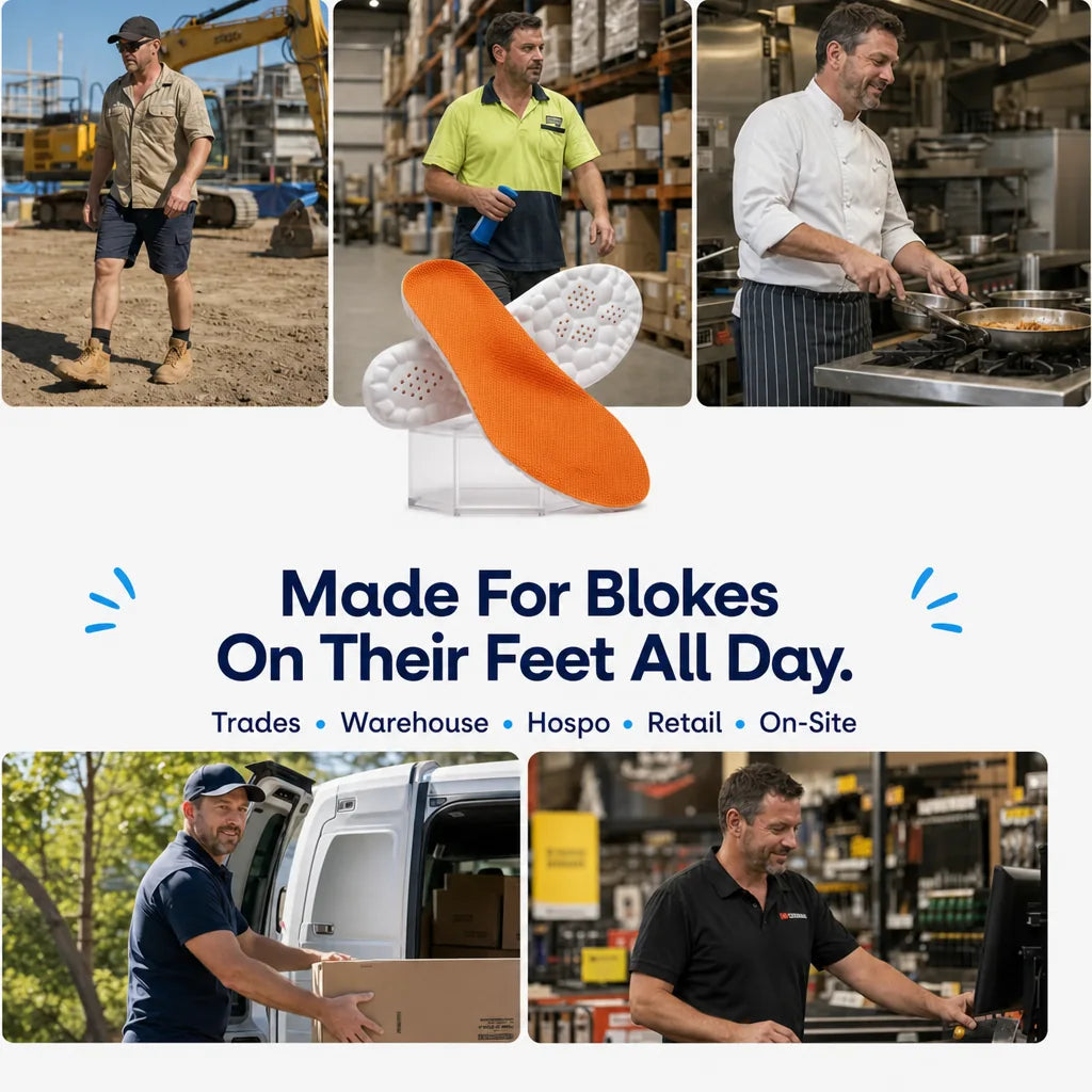 Made for blokes on their feet all day