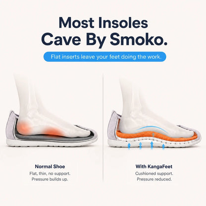 Most insoles cave by smoko