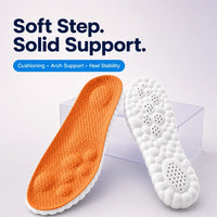 Soft step, solid support
